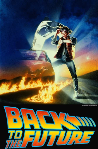 Movie poster for back to the future movie